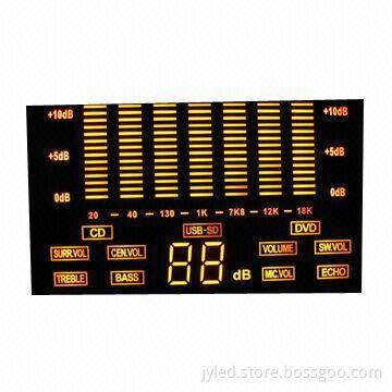 Amplifier Display, Measures 75 x 42mm, Customized Colors are Accepted